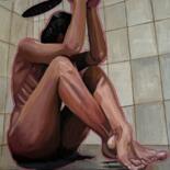 Pittura intitolato "Sadness" da Yana Bo, Opera d'arte originale, Olio Montato su Telaio per barella in legno