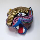 Peinture intitulée "Jaguar mask" par Yared Castro, Œuvre d'art originale, Acrylique