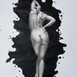 Peinture intitulée "Nude 385" par Yaroslav Teslenko, Œuvre d'art originale, Huile
