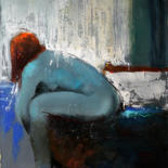 Pintura intitulada "Blue room" por Yaseneva Svetlana, Obras de arte originais, Óleo