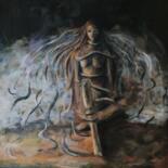 Painting titled "Gorgona" by Yehor Bulbak, Original Artwork, Oil