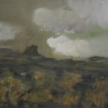 Картина под названием "Clouds / Облака" - Yulia Bors, Подлинное произведение искусства, Масло