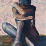 Картина под названием "Muse V" - Yumi Parris, Подлинное произведение искусства, Акрил Установлен на Деревянная рама для носи…