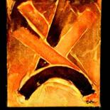 Painting titled "symbole" by Zazou, Original Artwork