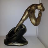 Sculpture titled "ESPACE" by Zou.Sculpture, Original Artwork, Ceramics