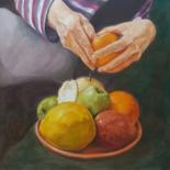 Painting titled "The Auspicious Hands" by Zeynep Hasırcı, Original Artwork, Other